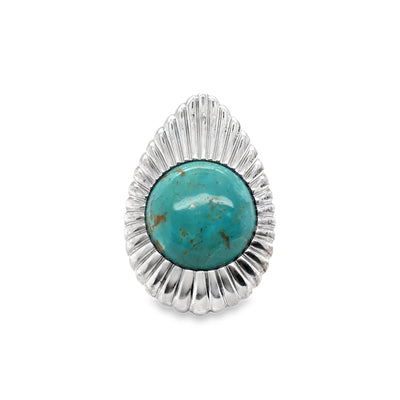 Turquosie "Concho" Ring