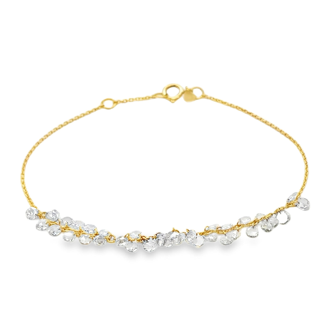 18KY Diamond Shaker Bracelet