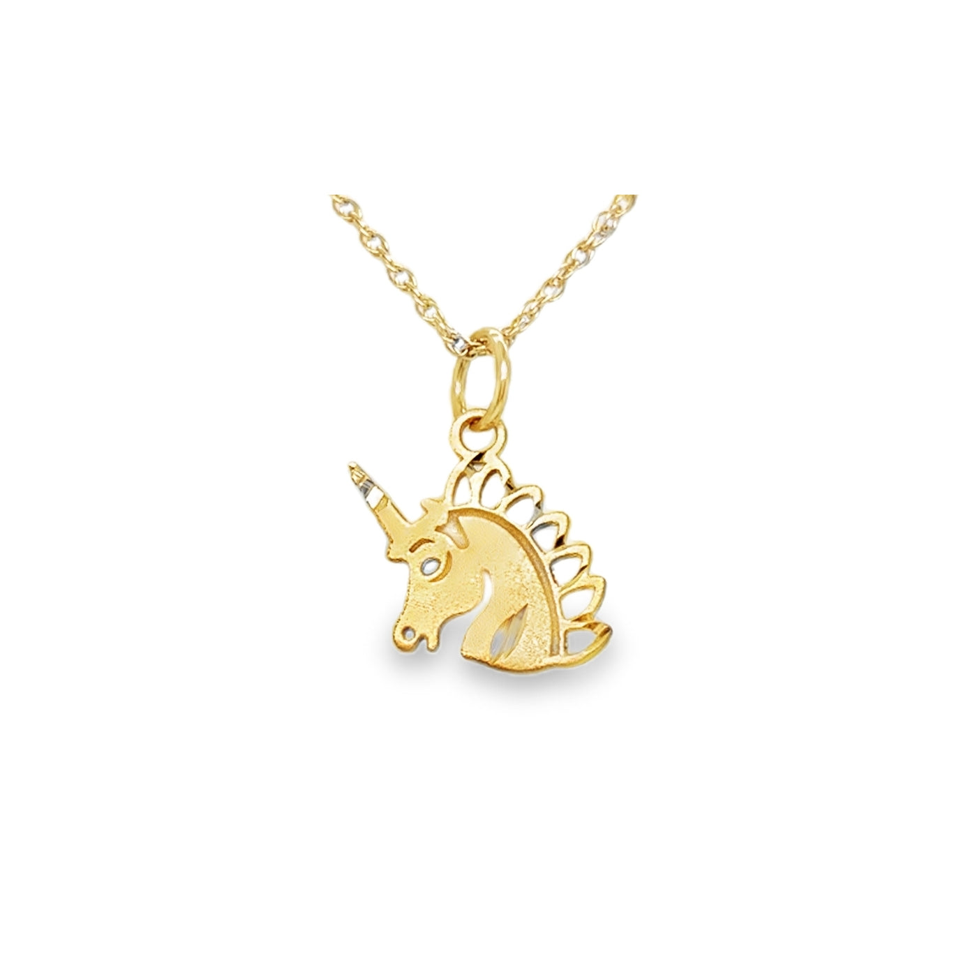14KY Unicorn Charm