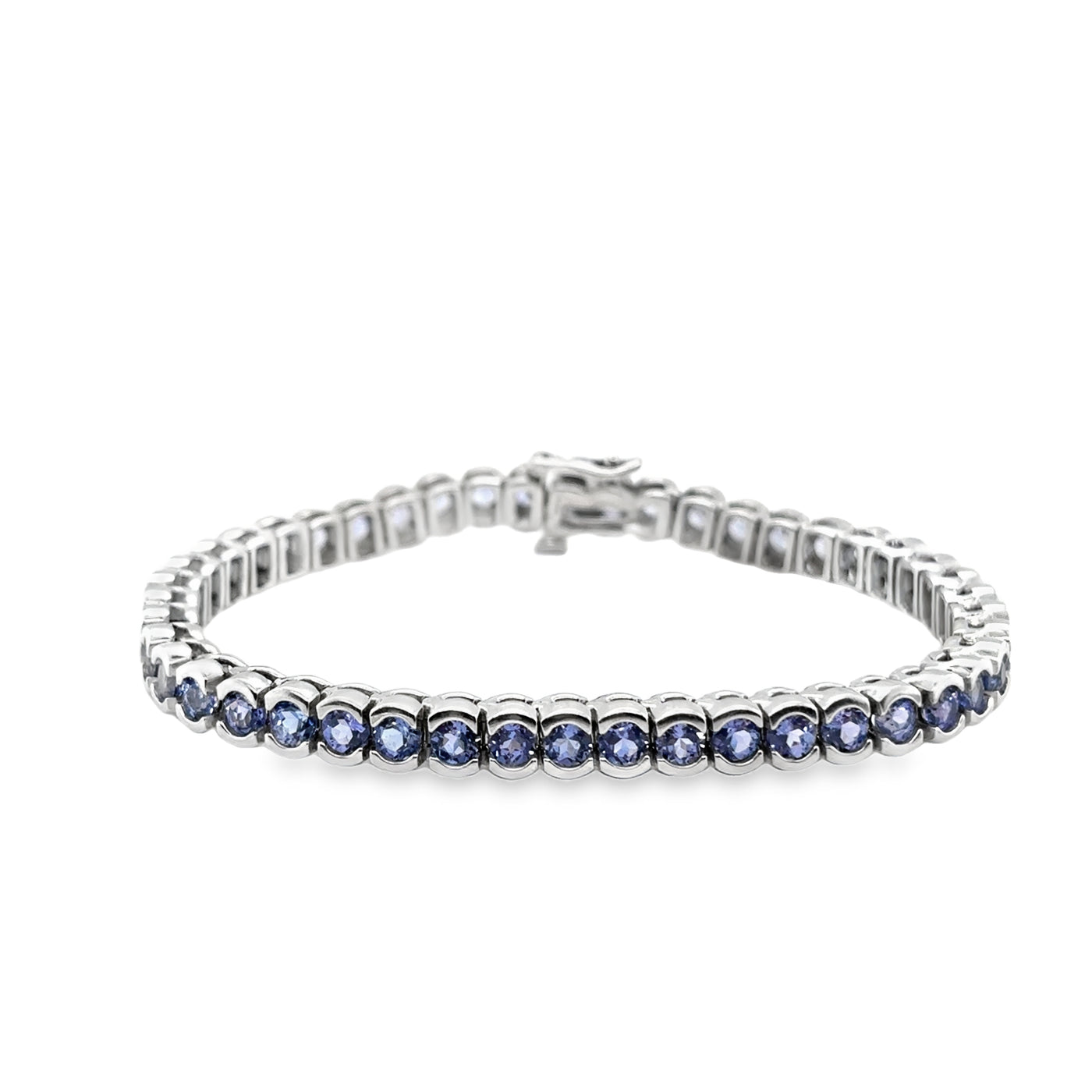 14KW Tanzanite Line Bracelet