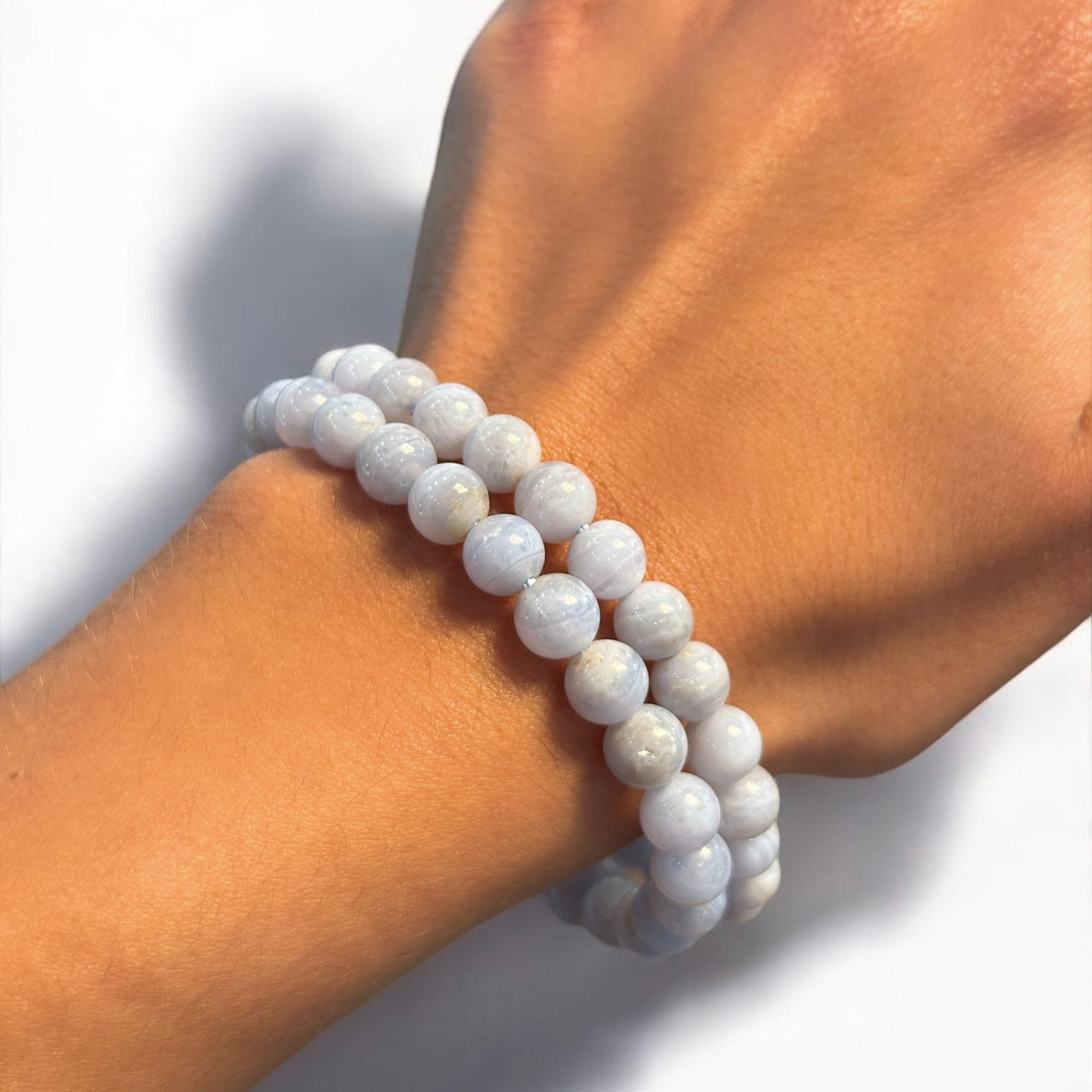 Gem Bracelet Blue Lace Agate