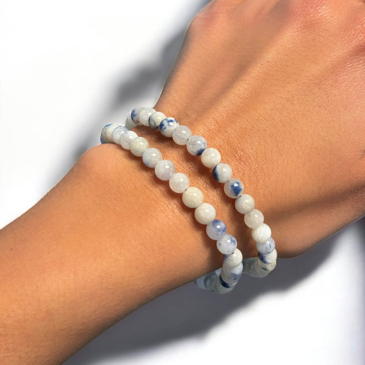 Gem Bracelet Dumorteririte in Quartz