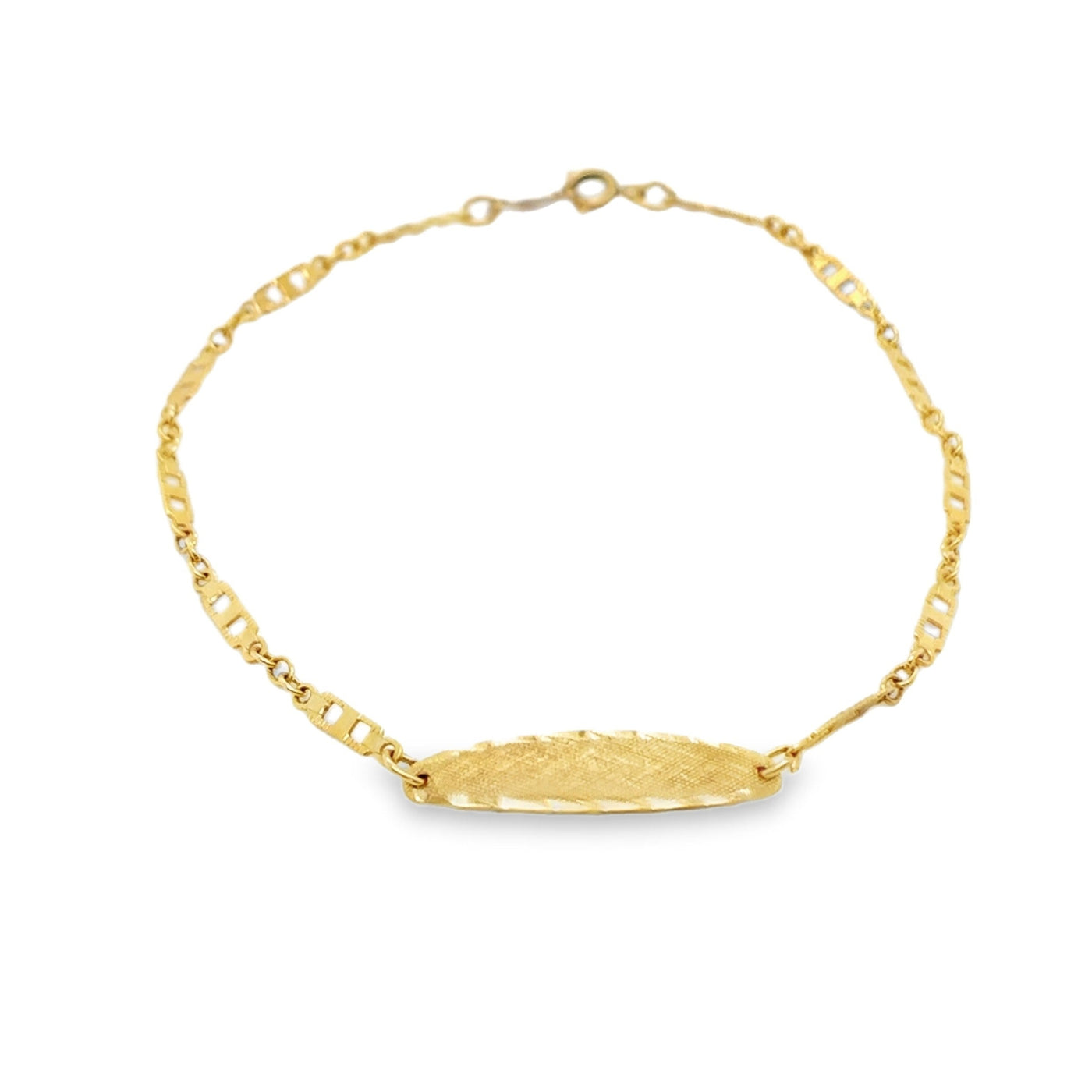 14KY Vintage NamePlate Bracelet