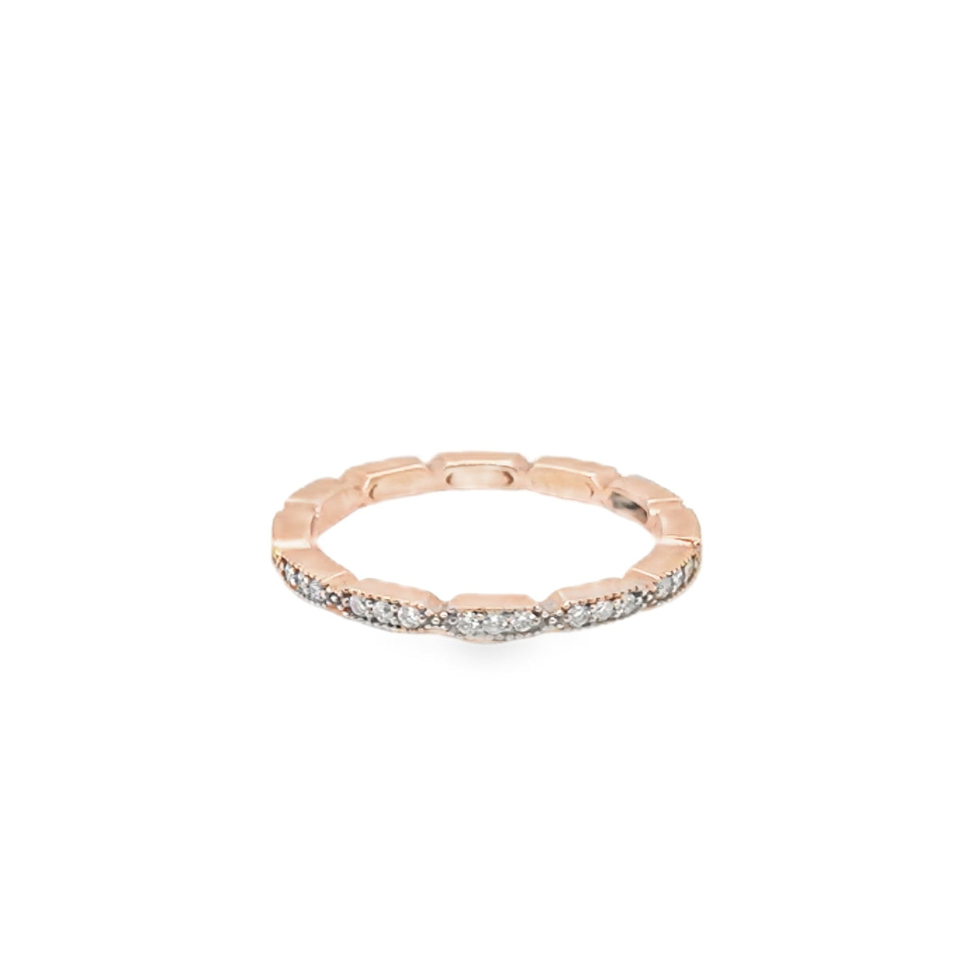 14KR Deco Eternity Band