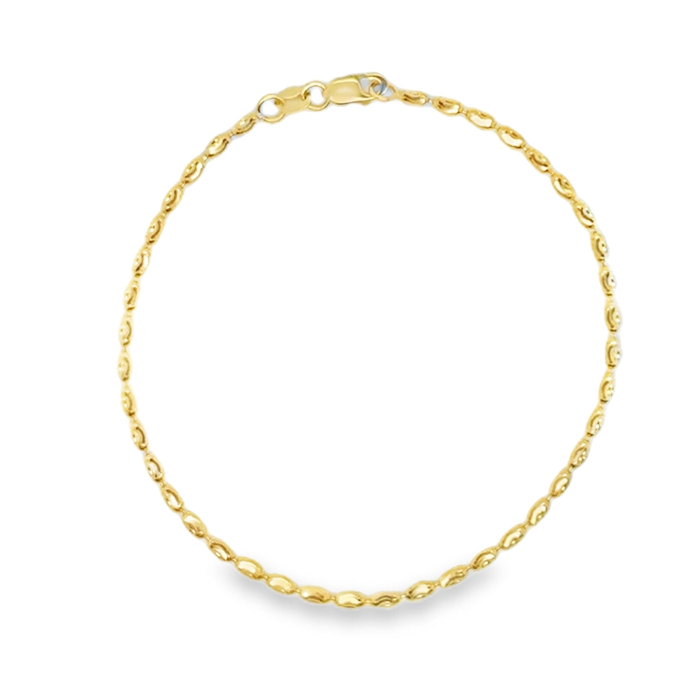 14K Yellow gold Ovalina Bracelet