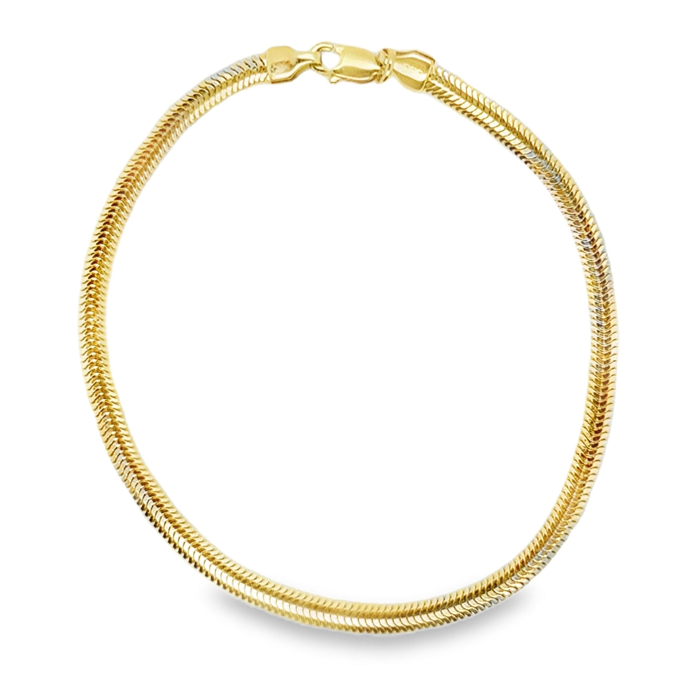 14KY Herringbone Bracelet