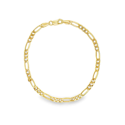 14KY Bracelet Figaro