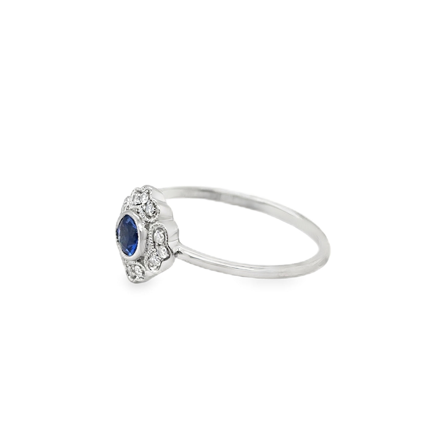 14KW Sapphire & Diamond ring