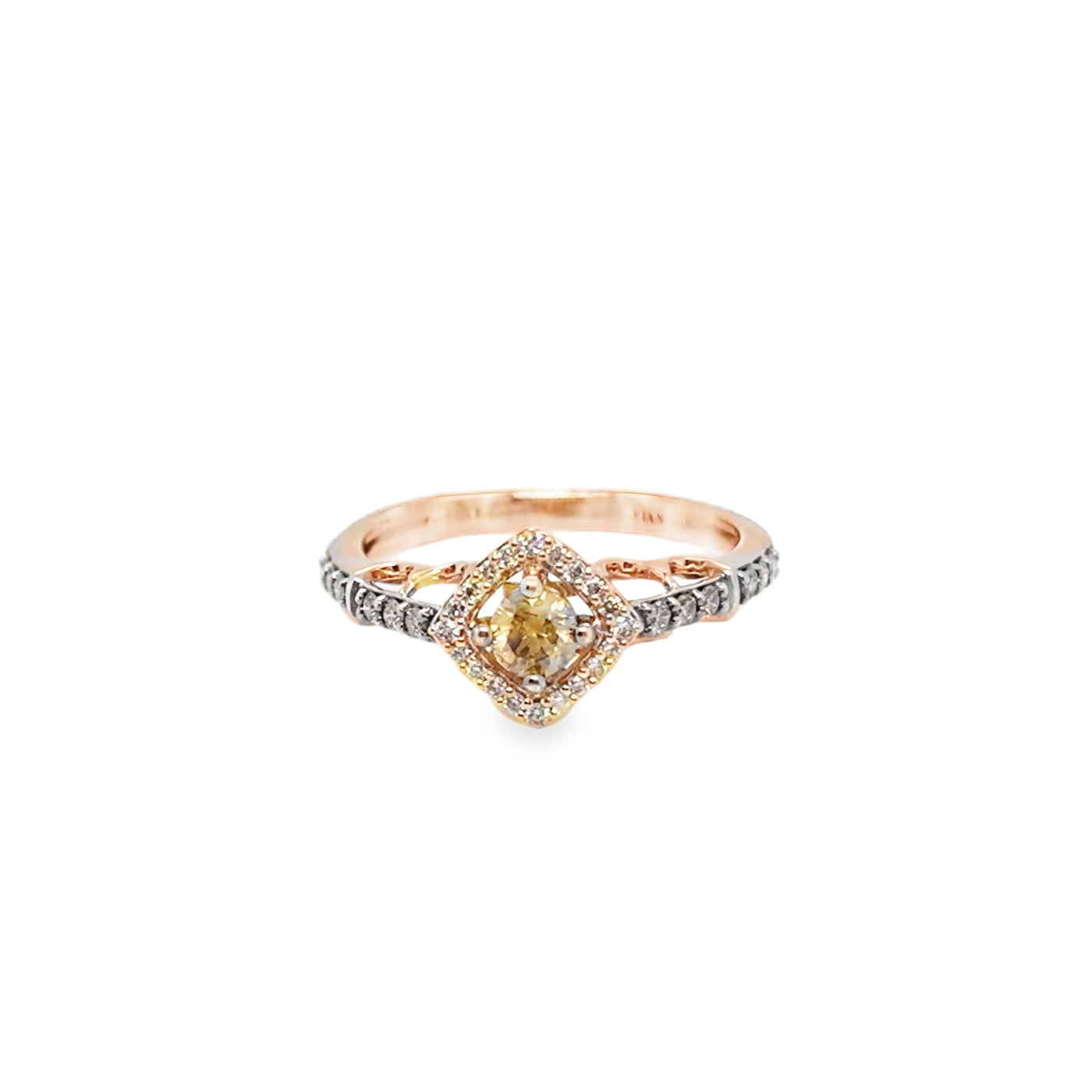 14KR Chocolate Diamond Ring
