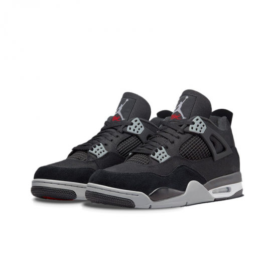 Air Jordan 4 Retro "Black Canvas"