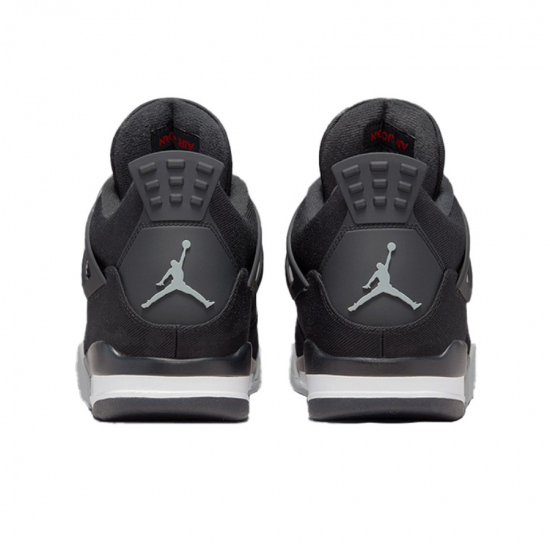 Air Jordan 4 Retro "Black Canvas"