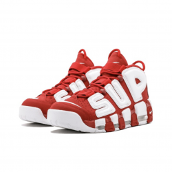 Supreme x Nike Air More Uptempo Red