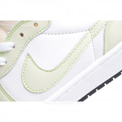 Air Jordan 1 Low Low Top Retro Culture Basketball Shoes White Green