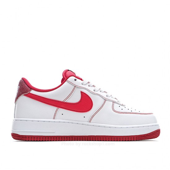 Nike Air Force 107 White Red Tick