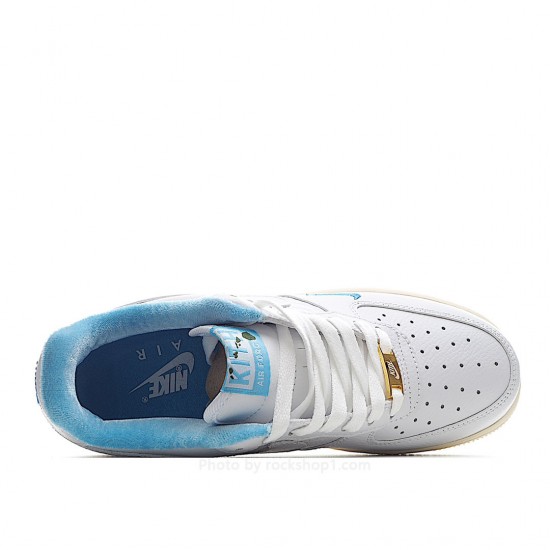 KITH Nike Air Force 107 Sneakers White Blue