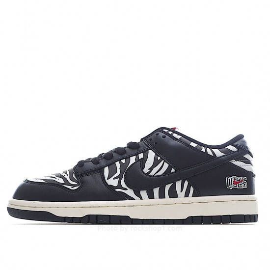 Nike Quartersnacks X Dunk SB Low“Zebra 黑 