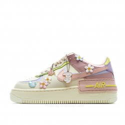 Nike Air Force 1 Shadow Yellow Pink