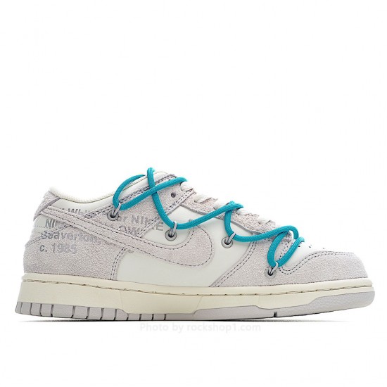 Nike SB Dunk OFF-WHITE Gray Green Purple