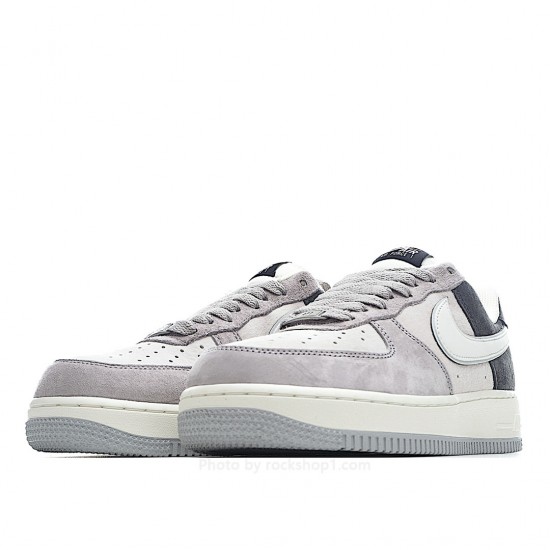 Nike Air Force 1 White Grey Black Reflective