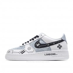 Nike Air Force 1 Low'07 Black, White and Grey Low Top Sneakers