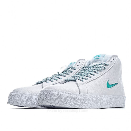 Nike Zoom Blazer Mid Premium SB 'White Glacier Ice Jewel'