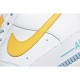 Nike Air Force 1 Low Low Top White Yellow Blue