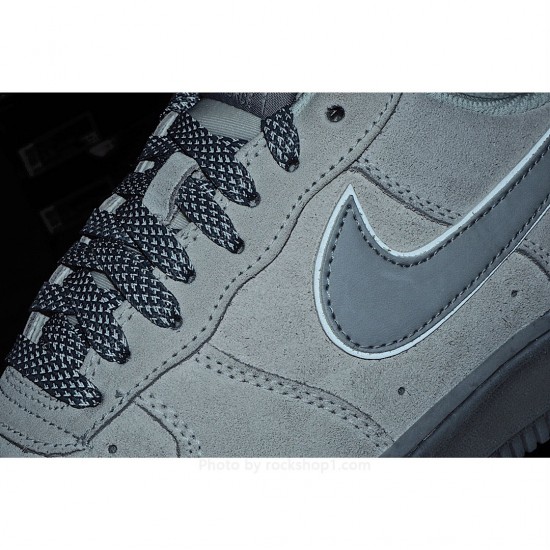 Nike Air Force1 Low 07 3m Reflective Light Blue Grey