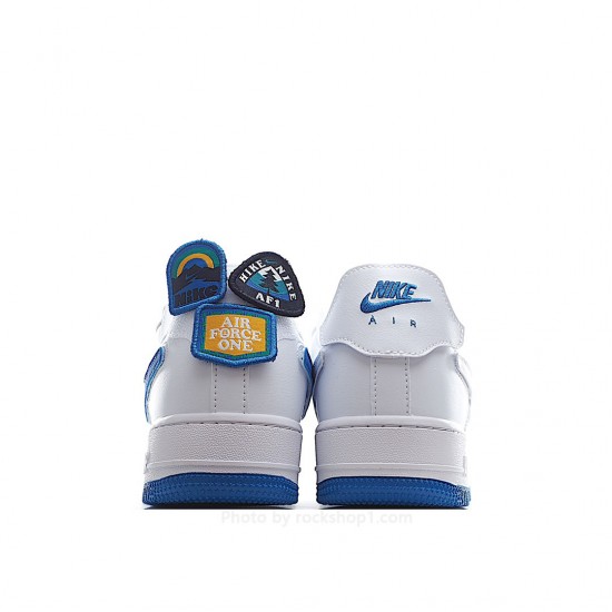 Nike Air Force 1/1 Low White and Blue