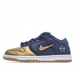 Nike Supreme X Dunk SB Low Blue Gold