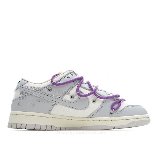 Nike SB Dunk OFF-WHITE Gray Purple