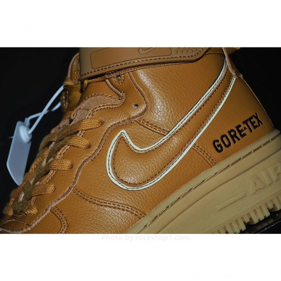 Nike Air Force 1 GORE-TEX Black and Brown High Top