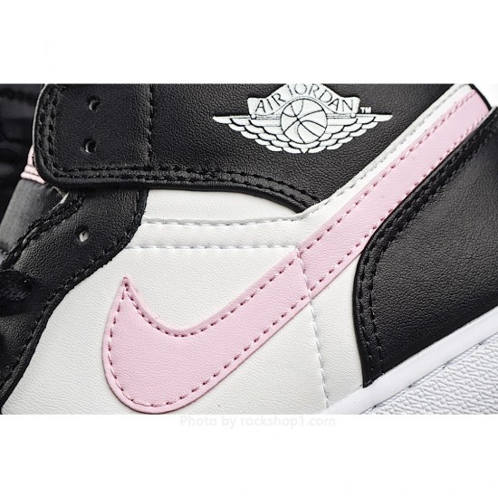 Air Jordan 1 Mid GS 'White Light Arctic Pink'