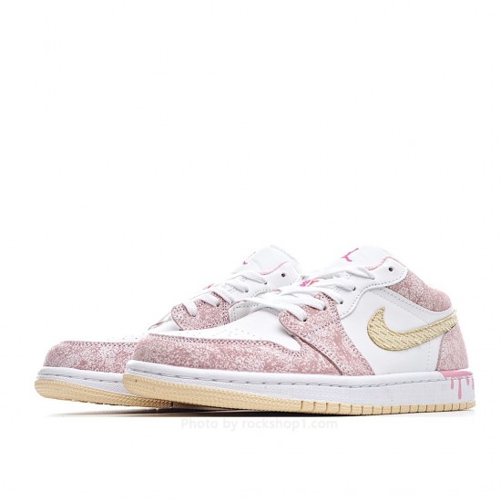 Air Jordan 1 Low GS 'Strawberry Ice Cream'