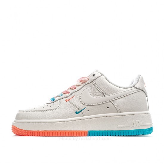 Nike Air Force 1 Low 07m Orange Blue Miami Low Top