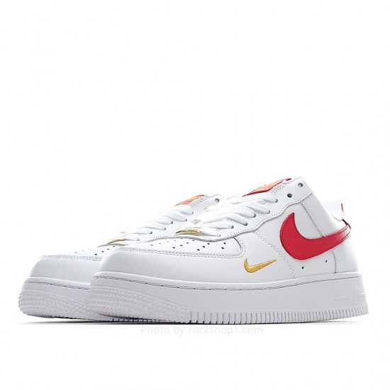 Nike Air Force 1 '07 Essential White and Red Low Top