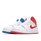 Air Jordan 1 MID Blue and Red Mandarin Ducks DH0200-100 Mid Series