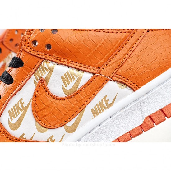 Nike SB Low Dunk Supreme x Nike White Orange