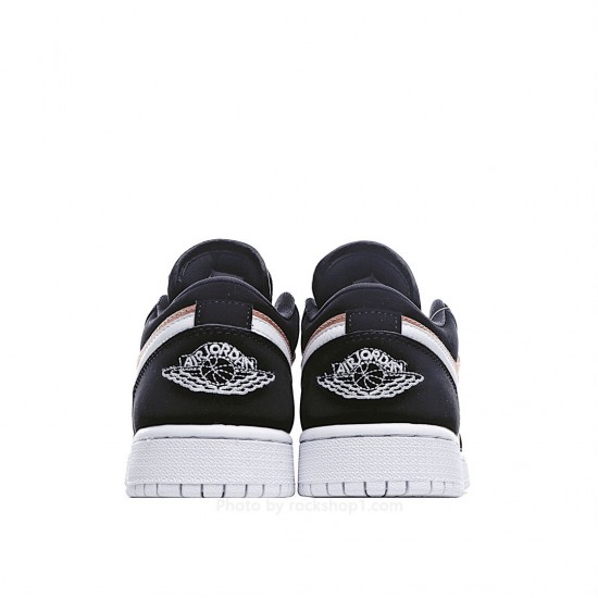 Air Jordan 1 Low GS 'White Rose Gold'