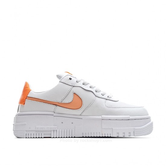 Nike Air Force 107 White and Orange