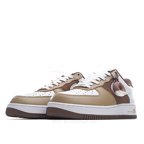 Nike Air Force 1 cappuccino low-top sneakers