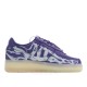 NikeAir Force 1 Skeleton Low Top Sneakers Purple