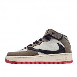 Nike Air Force 1 Mid Brown Sneakers