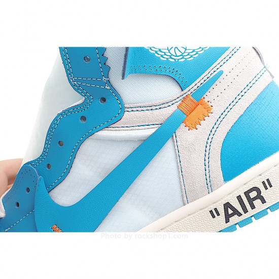 Off-White x Air Jordan 1 Retro High OG 'UNC' Sample