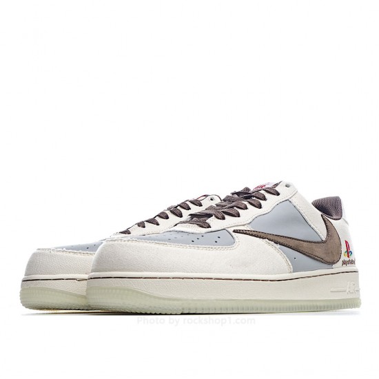 Nike Travis Scott x Playstation x Nike Air Force1 Low Low-Top Sneakers