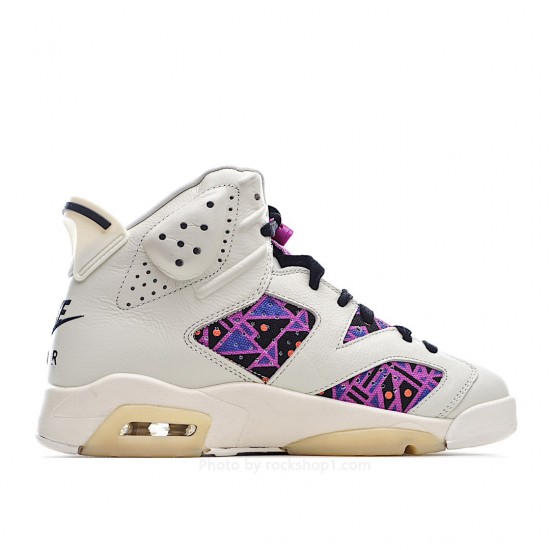 Air Jordan 6 "Quai 54" AJ6 Khaki Purple