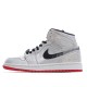 Clot x Air Jordan AJ1 Mid "Fearless" in white silk