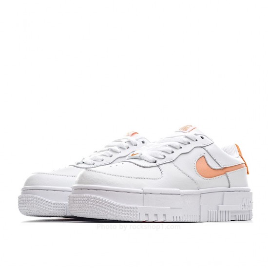 Nike Air Force 107 White and Orange