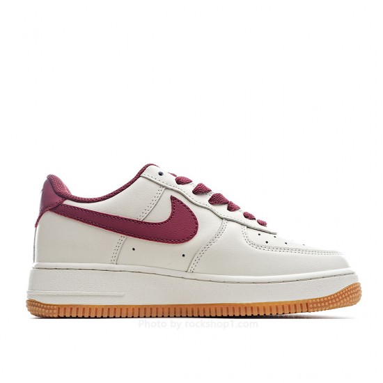 Nike Air Force 107 Beige Red Yellow