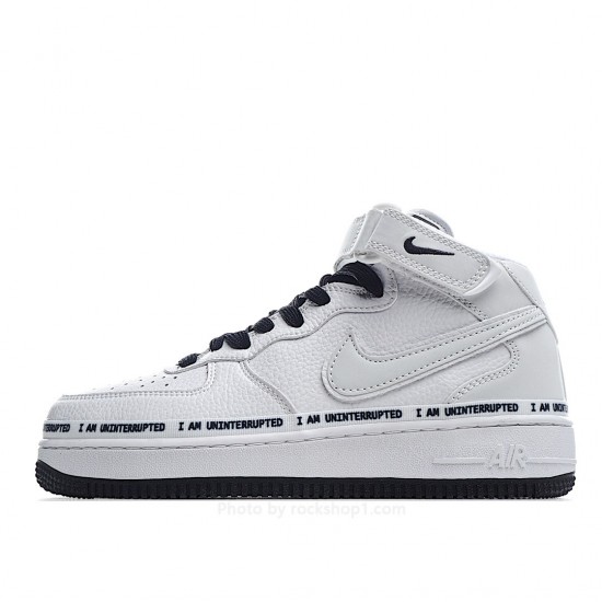 NKAir Force 1 MID DIY 3M Reflective Mid-Top Sneakers