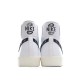 Nike Blazer Mid 77 Mid-Top Sneakers White and Black Cashew Flower